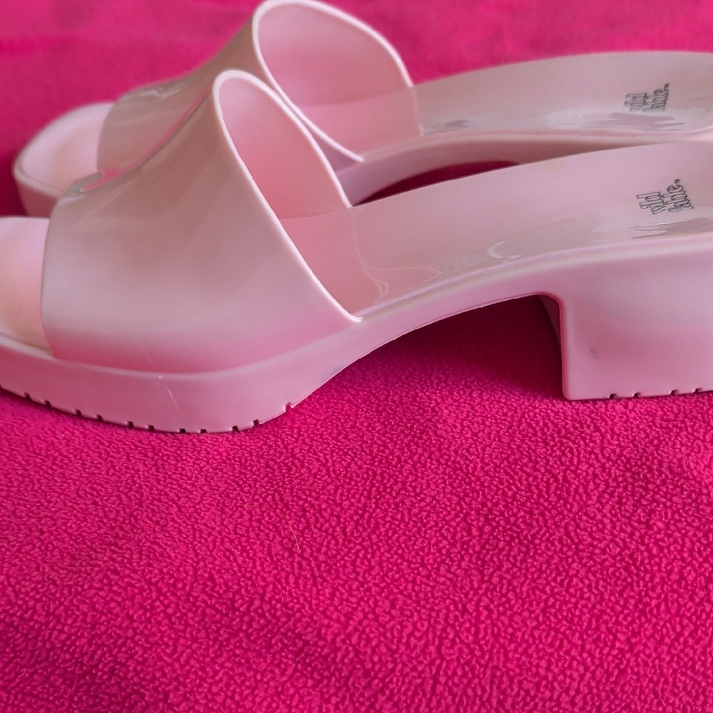 wild fable Pale Pink Jelly Slide Sandals - Picture 2 of 4